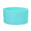 Funda para botella silicona taza botella de agua violeta cubierta protectora goma negra base blanca funda de onza roja azul gris no
