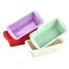 Forma de Silicone para Bolo Transfronteiriça, Forma de Silicone para Cubos de Gelo, Forma Retangular para Pão de Forma, Suportes para Forma de Pão com Etiquetagem e Dropshipping