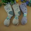 Calcetines cortos de jacquard para mujer, calcetines de suelo, calcetines para mediana edad, venta al por mayor
