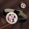 Pulsera Circular de Corazón de Gama Alta de Nicho Estilo Minimalista Versátil de Cobre Puro para Mujer Joyería Artículo Caliente Transfronterizo