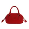 Bolsa de Mão Pequena Boston Simples Yuezi para Mulheres 2026 Nova Tendência Moda Bolsa Almofada Elegante Casual Bolsa Transversal