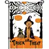 Tapiz de Fondo de Halloween Transfronterizo Hecho a Medida para Decoración de Ambiente de Fiesta de Festival al Aire Libre Banner de Tela Colgante 3X5