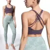 Nuevo Sujetador de Yoga Back Cruzado Transfronterizo para Mujer, Ropa Deportiva Antishock para Correr y Fitness, Sujetador Deportivo Push-Up, Venta al por Mayor Directamente de Fábrica