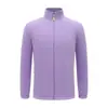 Chamarra de polar para hombre y mujer, otoño e invierno, cuello alto, sudadera con cierre, cárdigan, color liso, personalizable con logo, ropa de trabajo