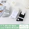 Meias Cano Alto Jun Qi 6667 Femininas Meias de Algodão Primavera e Outono Cor Sólida Casuais para Senhoras Cintura Não Apertada Meias para Pés com Odor em Estoque Atacado