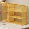 Estante de Almacenamiento de Cosméticos de Escritorio Gabinete con Espejo Caja de Almacenamiento Caja para Artículos de Tocador de Baño Perfume Mascarilla Portabolígrafos de Escritorio de Oficina