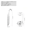 Coador de Chá Minimalista de Aço Inoxidável 304, Formato de Tubo com Suporte, Infusor de Chá, Filtro de Folhas de Chá