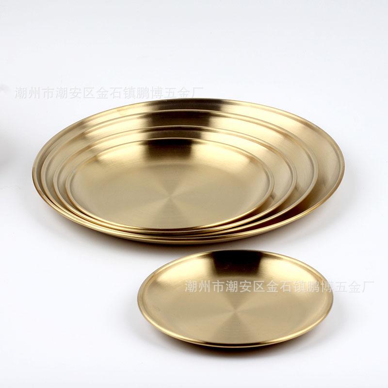 金色韩式烤盘薄款鹏博主图