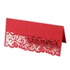 Exportar Amazon laser tabela cartão tridimensional sign-in mesa oco rosa lace assento cartão fábrica atacado