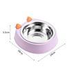 Tigela para cachorro tigela para cachorro anti-batida pendurada tigela para gato em aço inoxidável tigela de ração para animais de estimação tigela para gato tigela fixa para beber suprimentos de gaiola suspensa