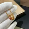 Colar Mini Cobra de Diamantes Completo Versão de Luxo para Mulheres, Corrente de Clavícula de Osso de Cobra Liso Ouro Rosa, Design de Nicho Simples e Luxuoso