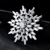 Broche Simples de Floco de Neve Feminino Coreano Corsage Casaco Casaco Terno Broche Joias Luxuoso e Atmosférico Acessórios Versáteis