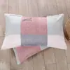 Funda de almohada simple estampada 48*74 cubierta para inserto de almohada, funda de almohada engrosada para adultos, universal para dormitorios y hoteles