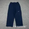 Modelo Nuevo Primavera y Otoño 2026 Me@rtra Pantalones Vaqueros Casuales Sueltos Bordados con Letras Unisex Una Pieza Venta al por Mayor