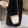 Nicho Casual Feminino 2024 Outono e Inverno Nova Bolsa para Celular Bolsa Mini Versátil Transversal Bolsa Feminina Bolsa de Ombro Balde