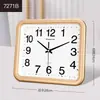 Reloj de Escritorio Moderno Simple de Lujo Ligero, Reloj de Escritorio para Sala de Estar, Hogar, Reloj de Escritorio Grande, Adorno de Reloj de Tiempo, Reloj Silencioso para Sentarse