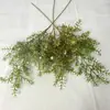 Hierba de Arroz Artificial de Vainilla Jiuli Hojas de Plástico Flores Falsas Flores Artificiales Decoración para el Hogar Sala de Estar Plantas Verdes Falsas