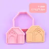 Molde de Carimbo para Biscoitos DIY da Série Cães de Estimação com Design Realista de Prensagem 3D, Essencial para Interação entre Pais e Filhos