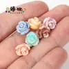 Venta Caliente Transfronteriza 6-10 mm Concha de Flor Colorida DIY Pulsera Collar Cuentas Espaciadoras Accesorios para Joyería Al por Mayor