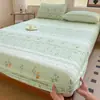 Sábana Bajera de Tela Gruesa de Verano Funda de Cama de una Pieza Modelo Nuevo 2026 Protector de Colchón Individual para Estudiantes Pieza Única Universal para Todas las Estaciones