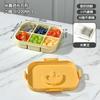 Caja de Almuerzo de Frutas para Acampar al Aire Libre Picnic Portátil Caja de Almacenamiento Compartimentada Caja de Conservación de Alimentos de Plástico para Refrigerador