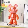 Cofrinho de Urso Violento Pintado à Mão Ornamento Decoração de Móvel de TV para Casa Moderno de Luxo Leve Fornecimento Direto da Fábrica