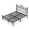 Cama de hierro reforzada, simple y moderna, estilo princesa, de Internet Celebrity, cama doble de 1,8 m, cama individual nórdica con estructura de hierro de 1 m.