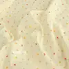 Patrón de Rayas Caladas Algodón Puro Estilo Coreano Fresco Tela Grado A para Cortinas de Madre y Bebé, Camisas y Vestidos