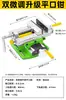 Deslizador de bancada em forma de cruz, mini torno de bancada, grampo móvel para furadeira elétrica DIY, suporte multifuncional, trilho deslizante para mini furadeira de bancada
