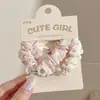 2026 Novo Elástico de Cabelo de Alta Elasticidade com Acabamento em Cetim, Toque de Luxo, Argola de Cabelo Dopamina de Verão para Mulheres, Elástico Fofo para Crianças