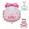 Globos de Papel de Aluminio Mecrla para Bebés Decoración de Fiesta Infantil Accesorios para Fotos Babero Caballo Mecedora Avión Mate Oso