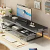 Soporte elevador para monitor de computadora de sala de e-sports, estante de escritorio, estante de almacenamiento, base de pantalla de estación de trabajo extendida, soporte
