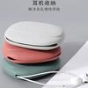 Caja de Almacenamiento para Audífonos con Cable Bolsa de Silicona para Cable de Datos Cubierta Protectora Bolsa de Almacenamiento para Audífonos Bluetooth Bolsa Ajustada para Audífonos Inalámbricos