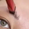 Popular Cepillo para Cejas Salvajes, Cepillo Cuadrado Multifuncional de Maquillaje para Corrector Tridimensional, Cepillo Angular para Cejas, Brocha Individual para Maquillaje de Línea del Cabello, Portátil