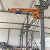 Guindaste Giratório Elétrico de Braço Mural 1 Tonelada Guindaste de Parede para Uso em Oficina por Qiangda