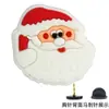 Serie Navideña Transfronteriza Insignias de Dibujos Animados de PVC Muñeco de Nieve Elk DIY Accesorios para Ropa Broche de Papá Noel