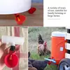 Bebedouro de Frango Transfronteiriço Automático para Frangos, Patos e Gansos Vermelho Tigela de Beber para Aves Bebedouro de Frango
