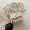 Bolso pequeño súper popular de este año para mujer, nuevo bolso de mensajero de moda 2024 para todo uso, bolso cuadrado pequeño con lazo de alta gama