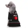 Suéter para Cachorro Transfronteiriço Suéter de Papai Noel para Pet Gola Alta Tricotada Roupa para Pet Roupa para Cachorro