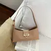 2026 Nova Bolsa de Ombro/Axila Feminina Versátil de Grande Capacidade, Cor Sólida, Estilo Nicho para o Dia a Dia