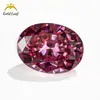 Piedras sueltas de moissanita, moissanita de colores, forma ovalada y de huevo, claridad VVS, adecuadas para engaste en joyería, venta al por mayor directamente del fabricante
