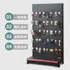 Prateleiras Perfuradas para Supermercado, Expositores Móveis para Acessórios de Celular, Joias, Papelaria, Ganchos para Salgadinhos, Prateleiras Dupla Face para Lojas de Conveniência