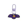 Llavero de Goma Suave de Fantasma de Halloween Dibujado Hebilla de Puerta en Forma de 8 en Forma de U Llavero Pinza de Langosta Figura de Muñeco Hebilla Colgante Adorno
