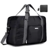 Bolsa de Mão Dobrável para Viagem Armazenamento de Roupas Mochila Impermeável de Viagem Grande Capacidade Estilo Coreano Bolsa de Viagem