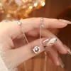 Collar de Zirconia Lively Love Sueño Dulce Lujo Ligero Suave Nicho Artístico Alto Sentido del Diseño Cadena para Clavícula Dropshipping