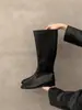 Botas Retro de Suela Plana Botas Largas Zapatos de Mujer 2026 Otoño/Invierno Nuevos Simples Versátiles Botas de Montar Botas Largas Primavera/Otoño Botas Individuales
