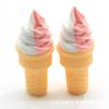 Accesorios hechos a mano para hacer tú mismo, simulación de cono de helado, juego de comida creativo, pendientes, llavero, decoración para casa de muñecas.