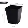 Venta Directa Maceta de Plástico Maceta Cuadrada Pequeña Maceta de Red para Suculentas Maceta para Plántulas Maceta Cuadrada Mate Cuadrado Negro Pequeño