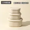 [Frete Grátis One Piece] Caixa de Silicone para Conservar Alimentos Caixa de Almoço para Aquecimento no Micro-ondas Caixa de Almoço com Tampa Caixa para Comida de Bebê
