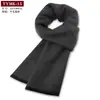 2025 Bufanda Nueva de Lana para Hombre Mezclada Invierno Cálida Engrosada Bufanda para Hombre Fabricante Lista para Enviar Venta al por Mayor